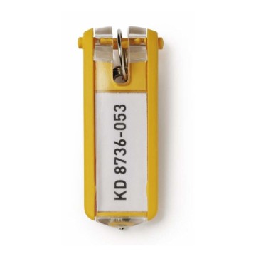 Zawieszki do kluczy DURABLE [6] żółte