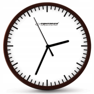 Zegar ścienny ESPERANZA BUDAPEST 20cm biały