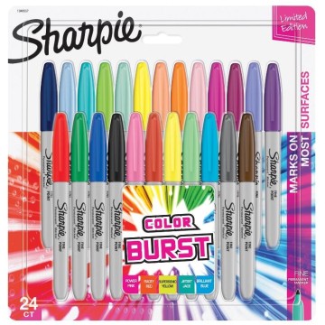Zestaw markerów permanentnych SHARPIE Fine 24 kol.